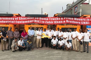 50 SHACMAN vehicles delivered to Pakistan customers
