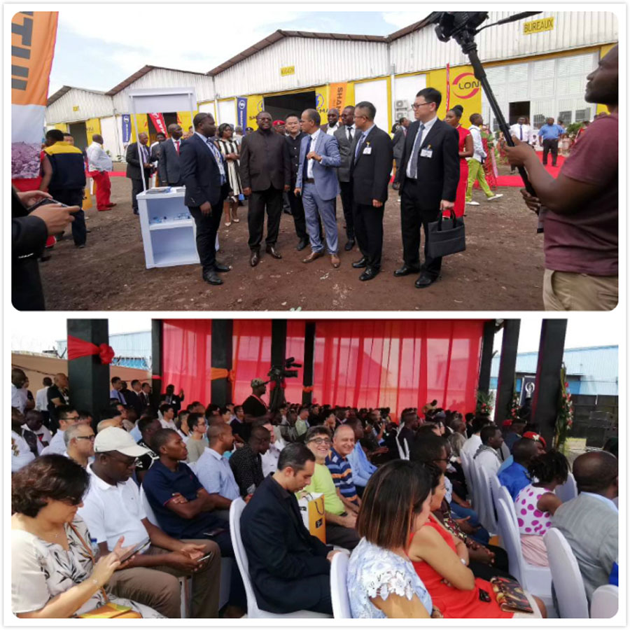 Grand opening of SHACMAN 4s shop of Cameroon Xinlong group