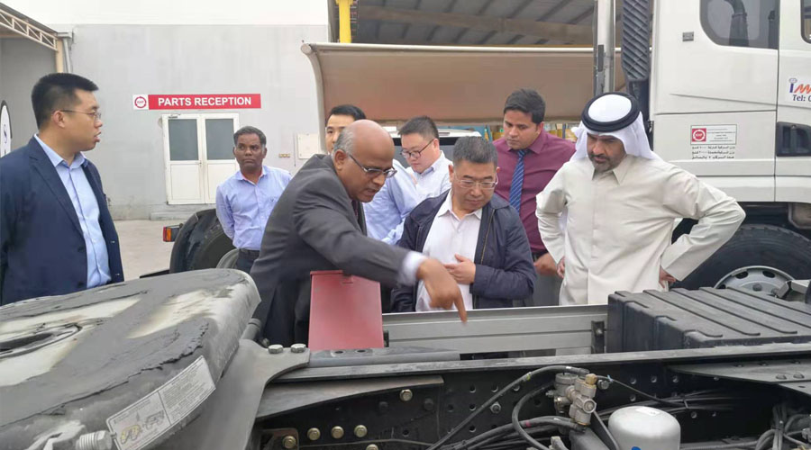 Yuan Hongming visits UAE market