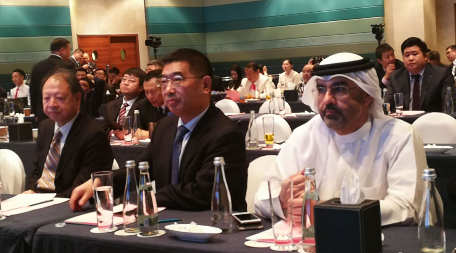 Yuan Hongming visits UAE market